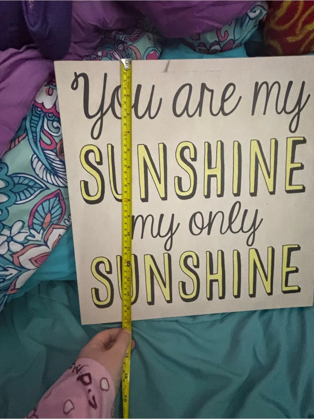 You Are My Sunshine canvas print by ©Louise Carey/Produced by Artissimo Designs